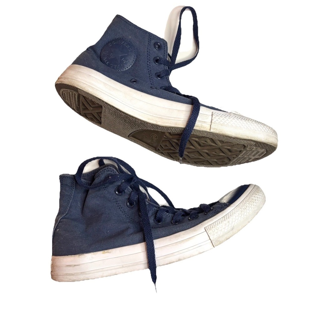 Converse Chuck Taylor All Star Hightops Blue Athleisure Activewear Grunge W10 M8
